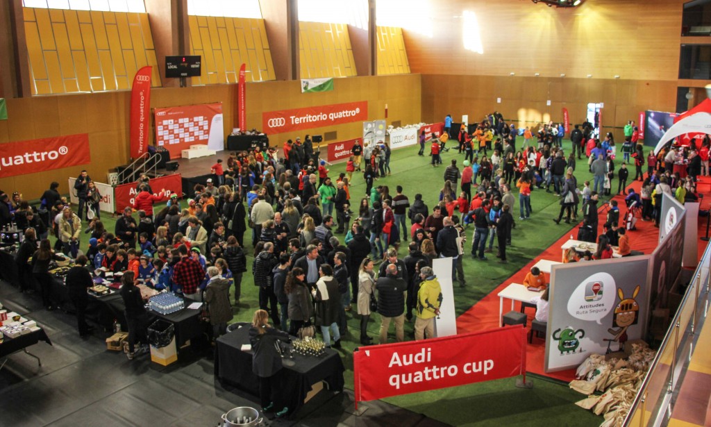 Fiesta Audi quattro Cup en polideportivo Alp